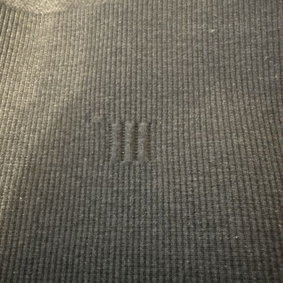 Lululemon Seamlessly Street Crop Size 8 Legging Pant 17" Black Compression - Picture 4 of 4